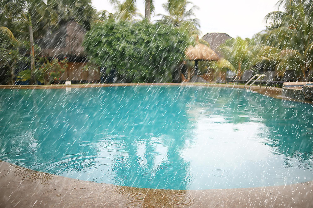 Effects of Rainwater in Swimming Pools